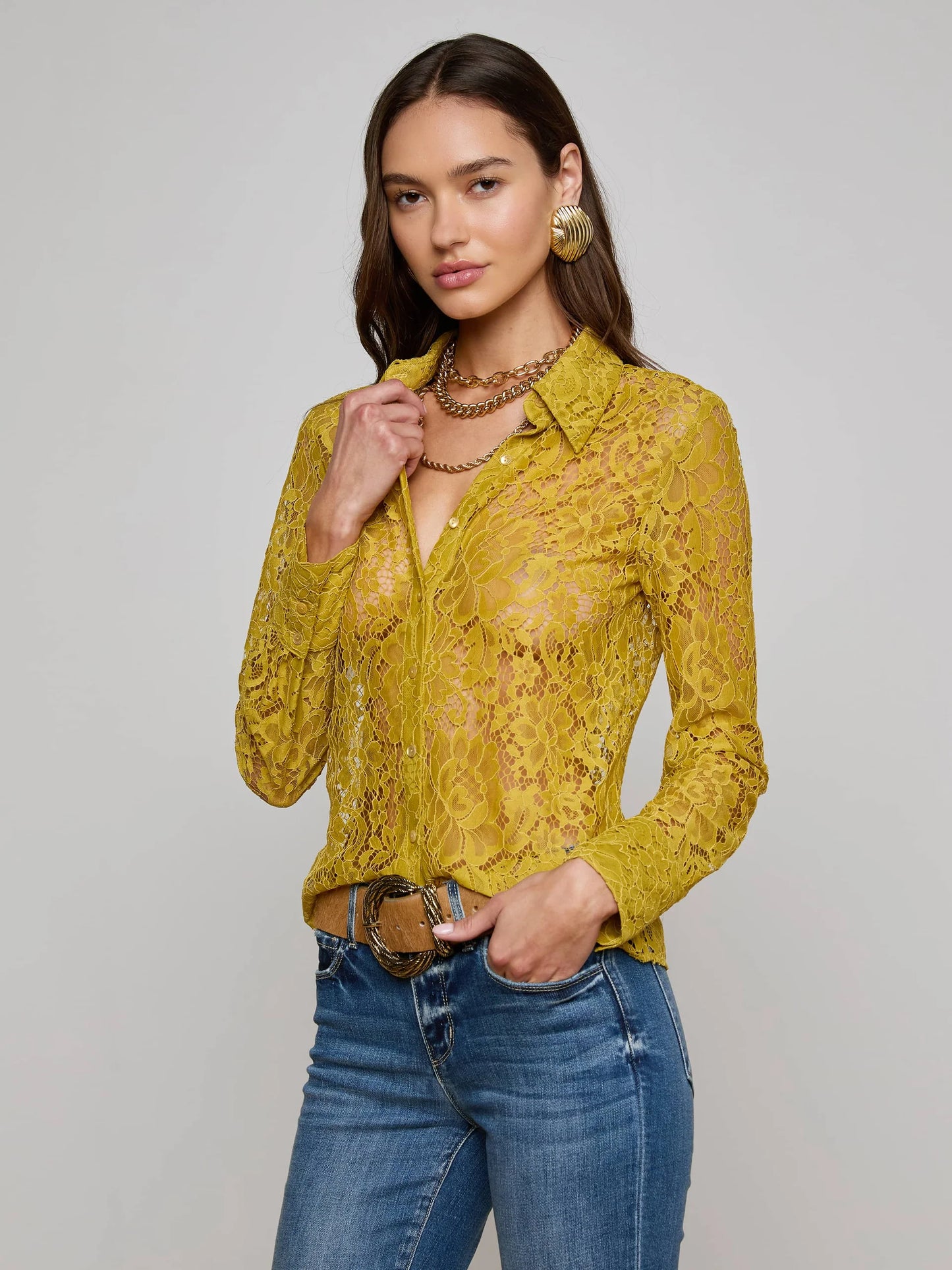 Maia Floral Lace Blouse