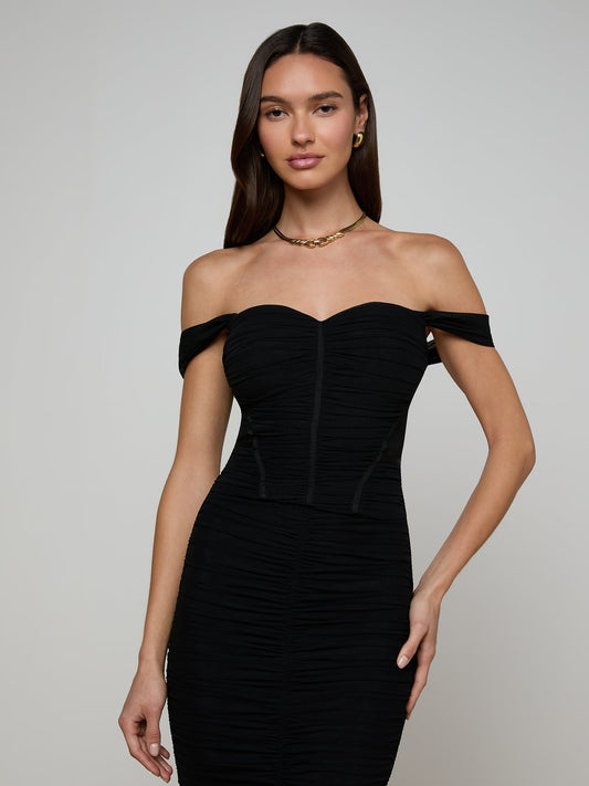 Asuka Mesh Corset Top