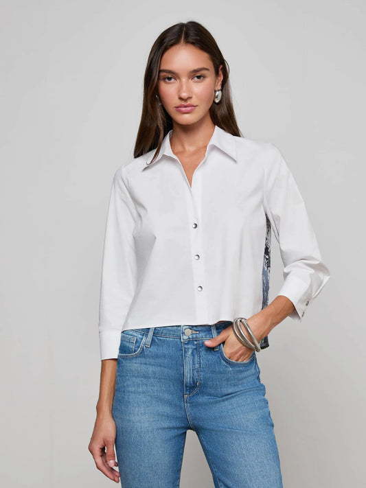 Fawn Panther Print Shirt