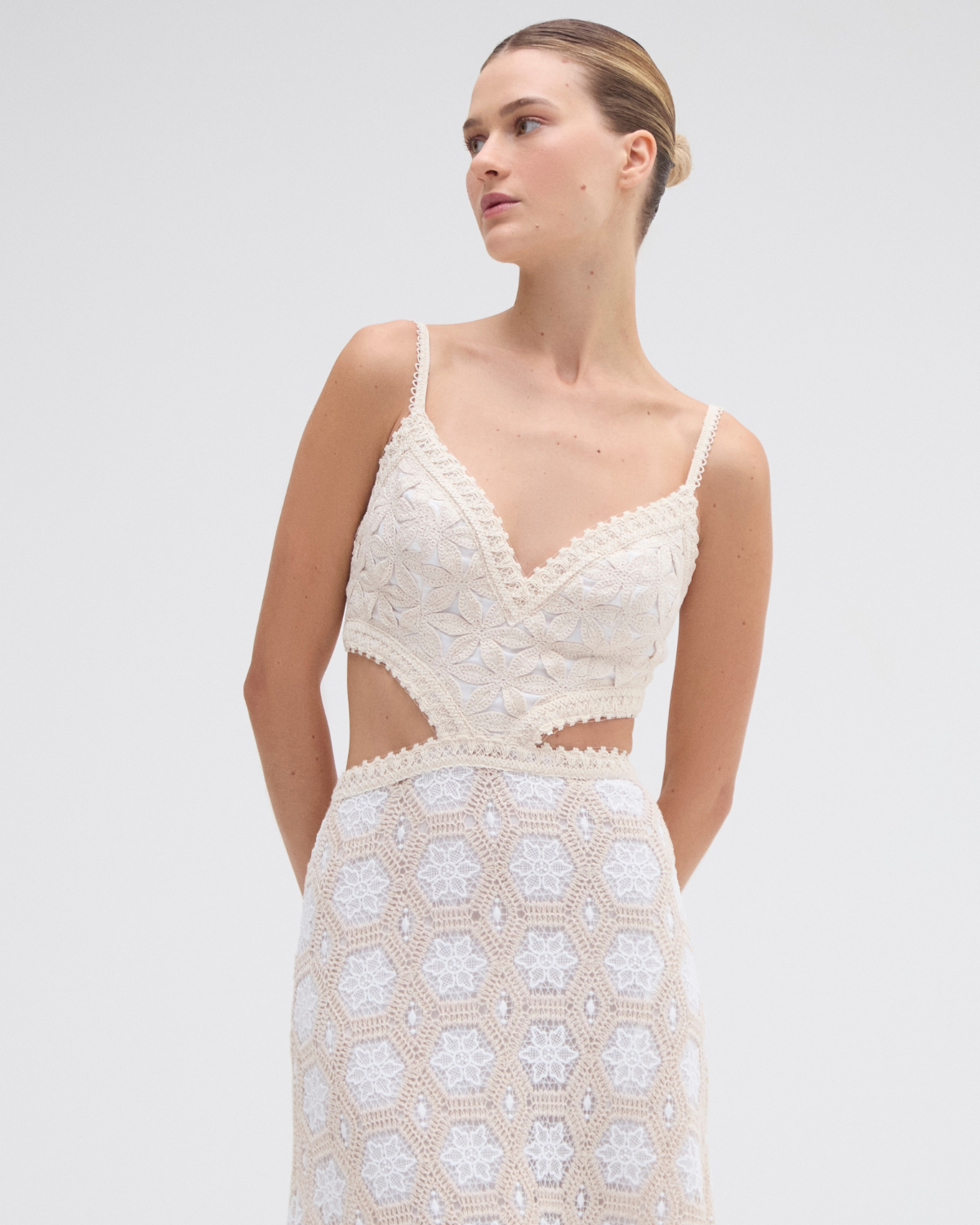 Natural Crochet Dress