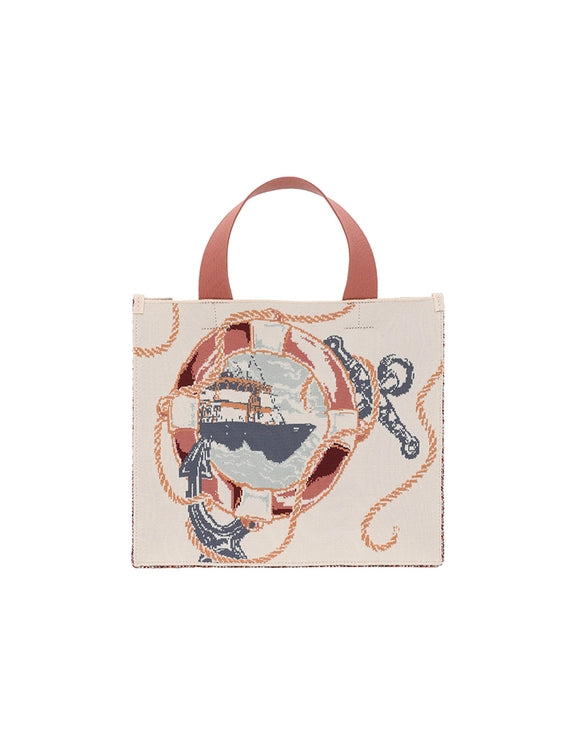 Medium Jacquard Tote