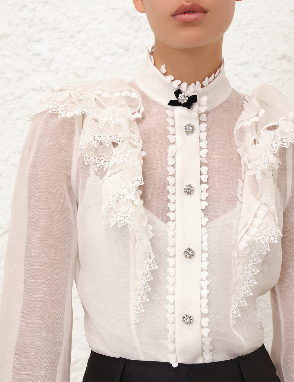Crush Heart Embellished Blouse