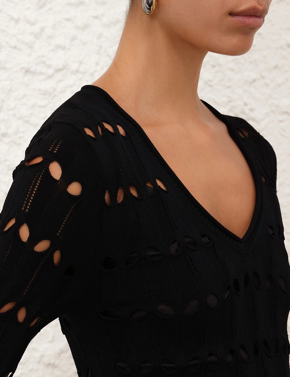 Rhiannon Pointelle Maxi Dress