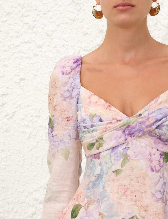 Dawning Puff Sleeve Mini Dress