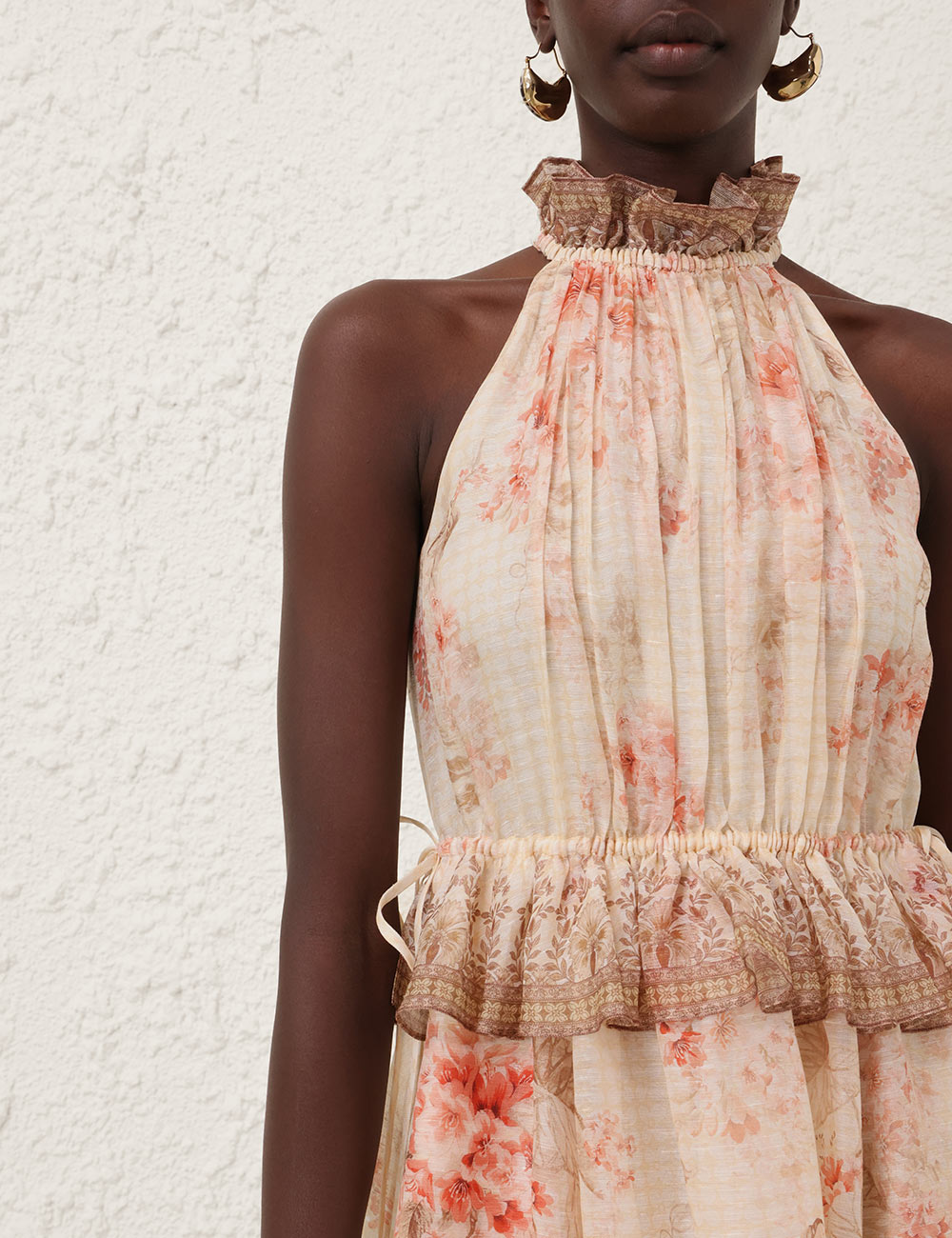 Illuminate Halter Midi Dress