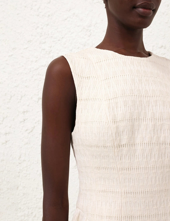 Illuminate Textured Midi Dress