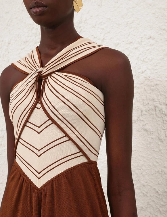 Hypnotic Halter Dress
