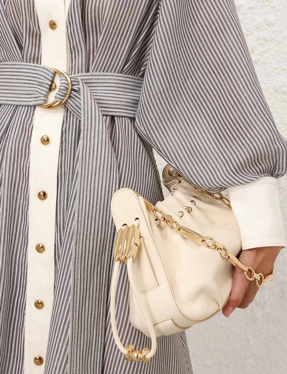 Hypnotic Tuck Midi Dress