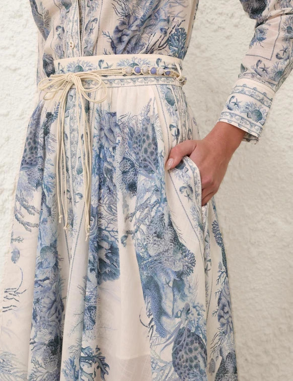 Wanderlust A-Line Maxi Skirt