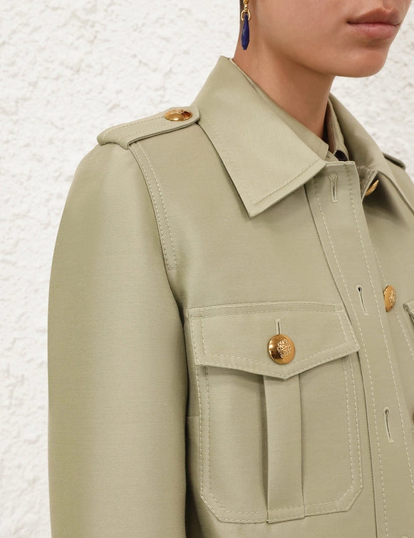 Rebellion Crop Utility Jacket