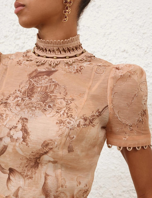 Rebellion Beaded Top