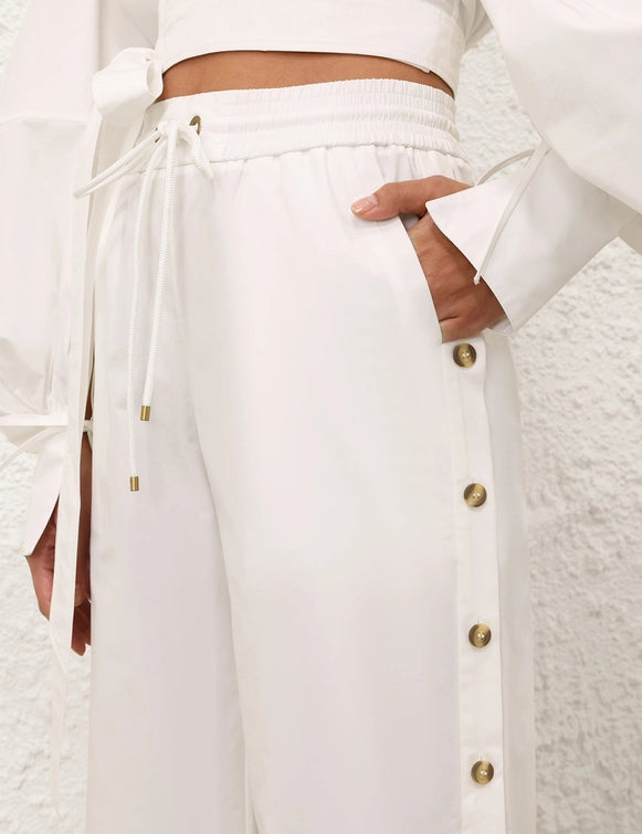 Rebellion Poplin Button Pant