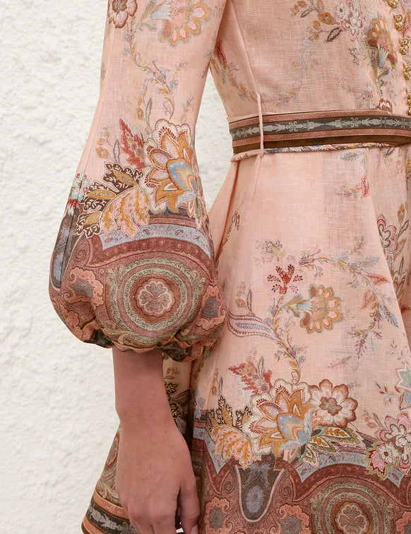 Alchemy Button Mini Dress