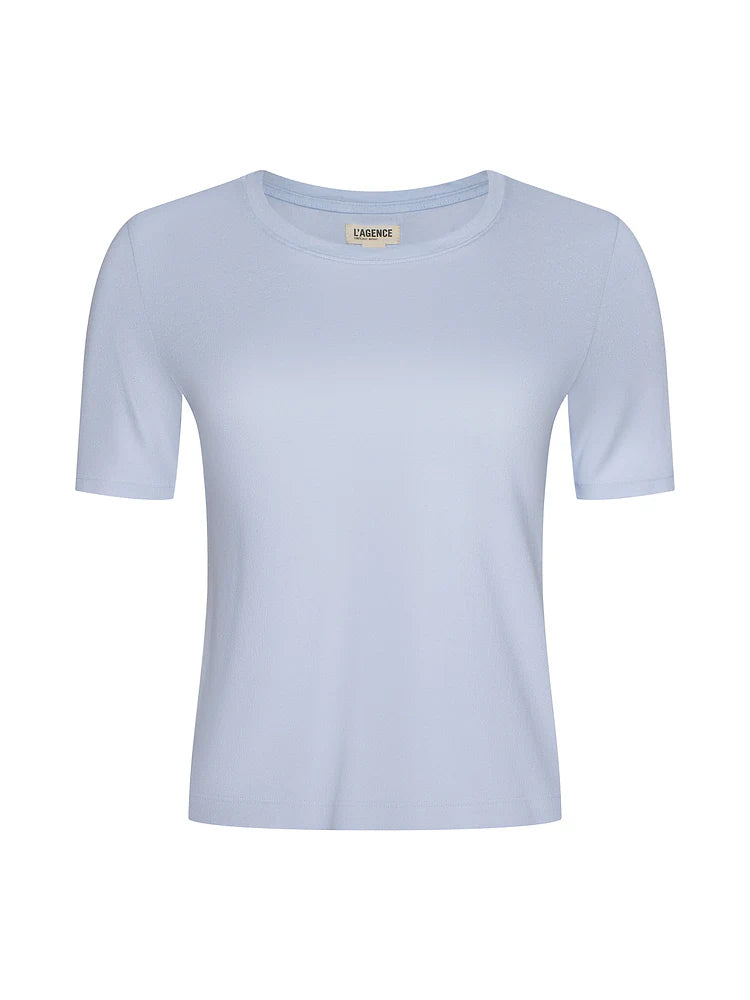 Stormy Cropped Cotton Tee