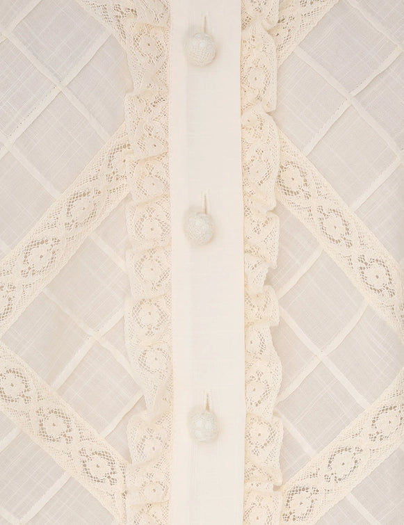 Tallow Lace Trim Shirt