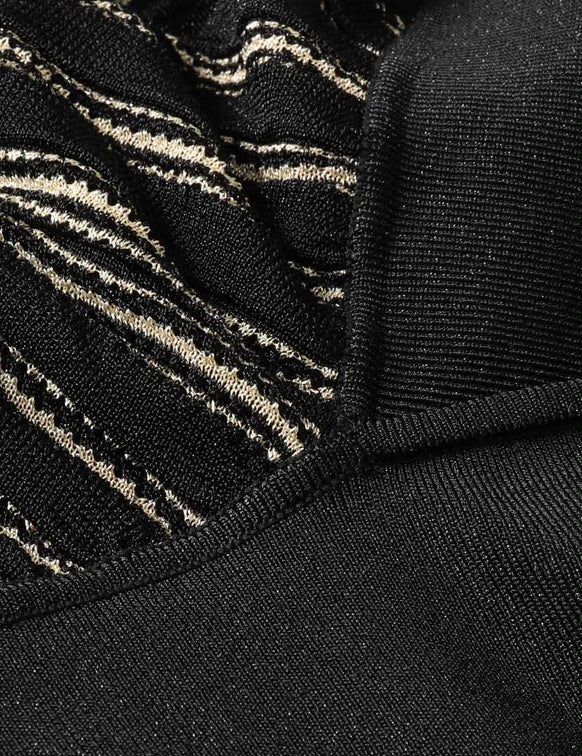 Rebellion Striped Halter Dress