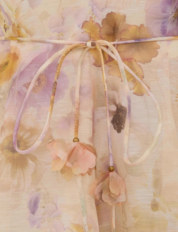 Memento Embroidered Mini Dress