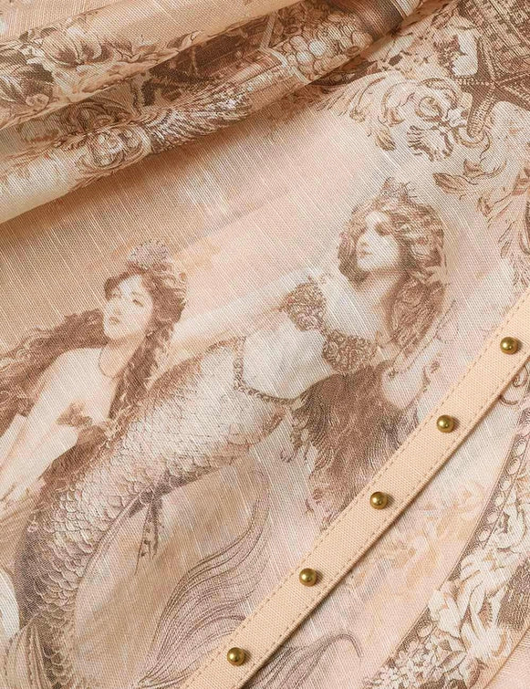 Rebellion Beaded Midi Skirt