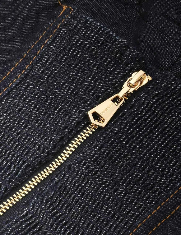 Denim Sleeveless Midi Dress