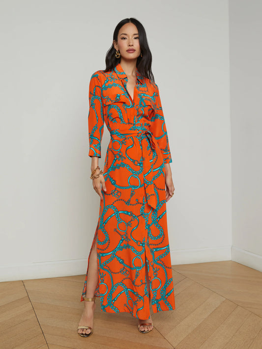 Cameron Silk Shirt Dress