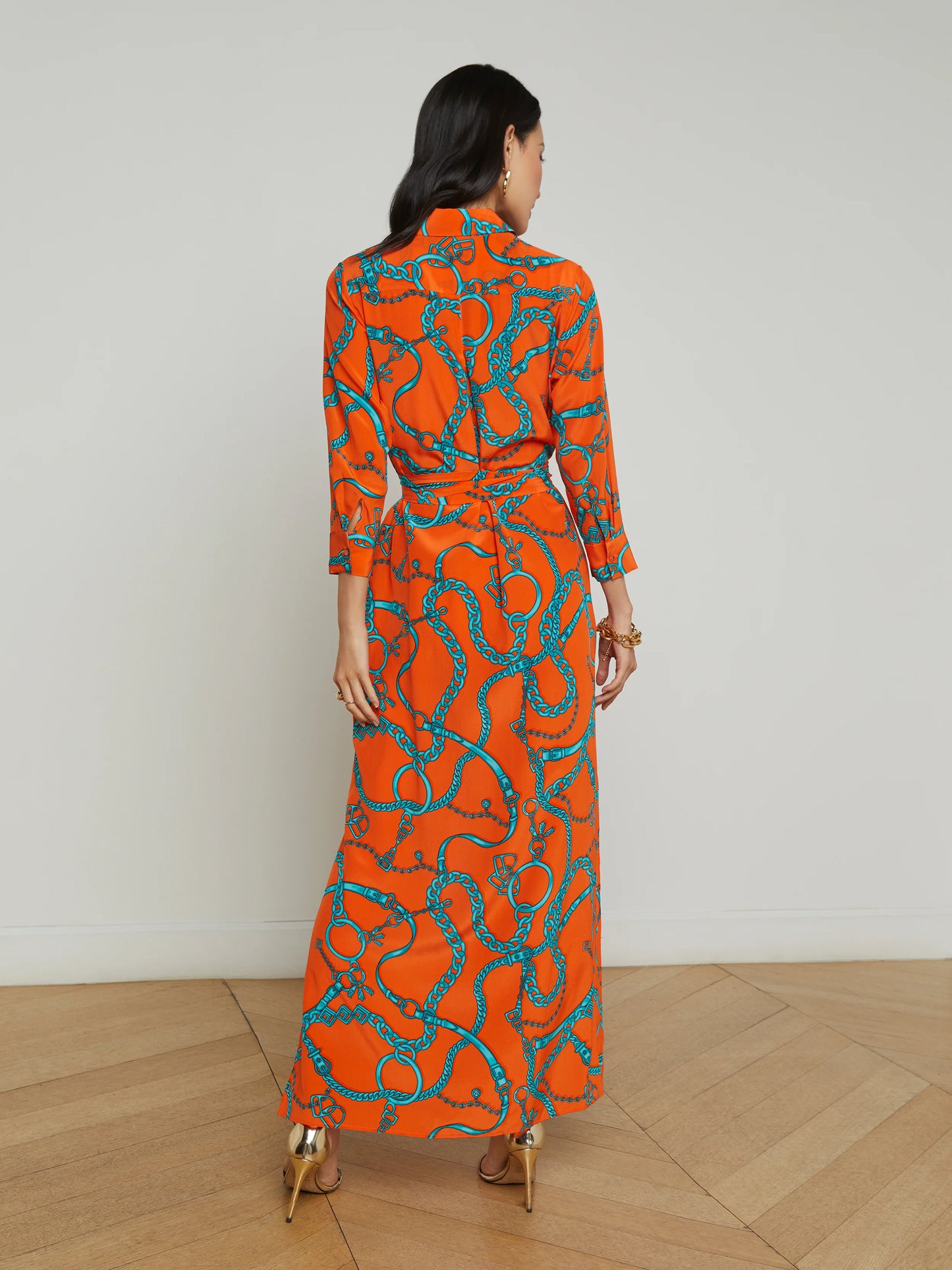 Cameron Silk Shirt Dress