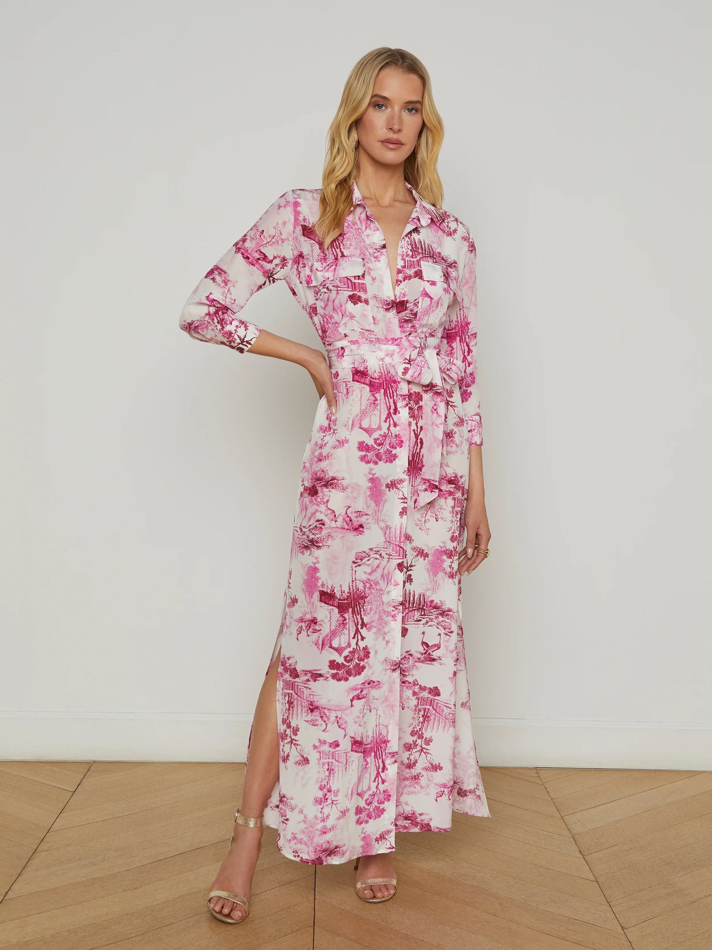 Cameron Silk Shirt Dress