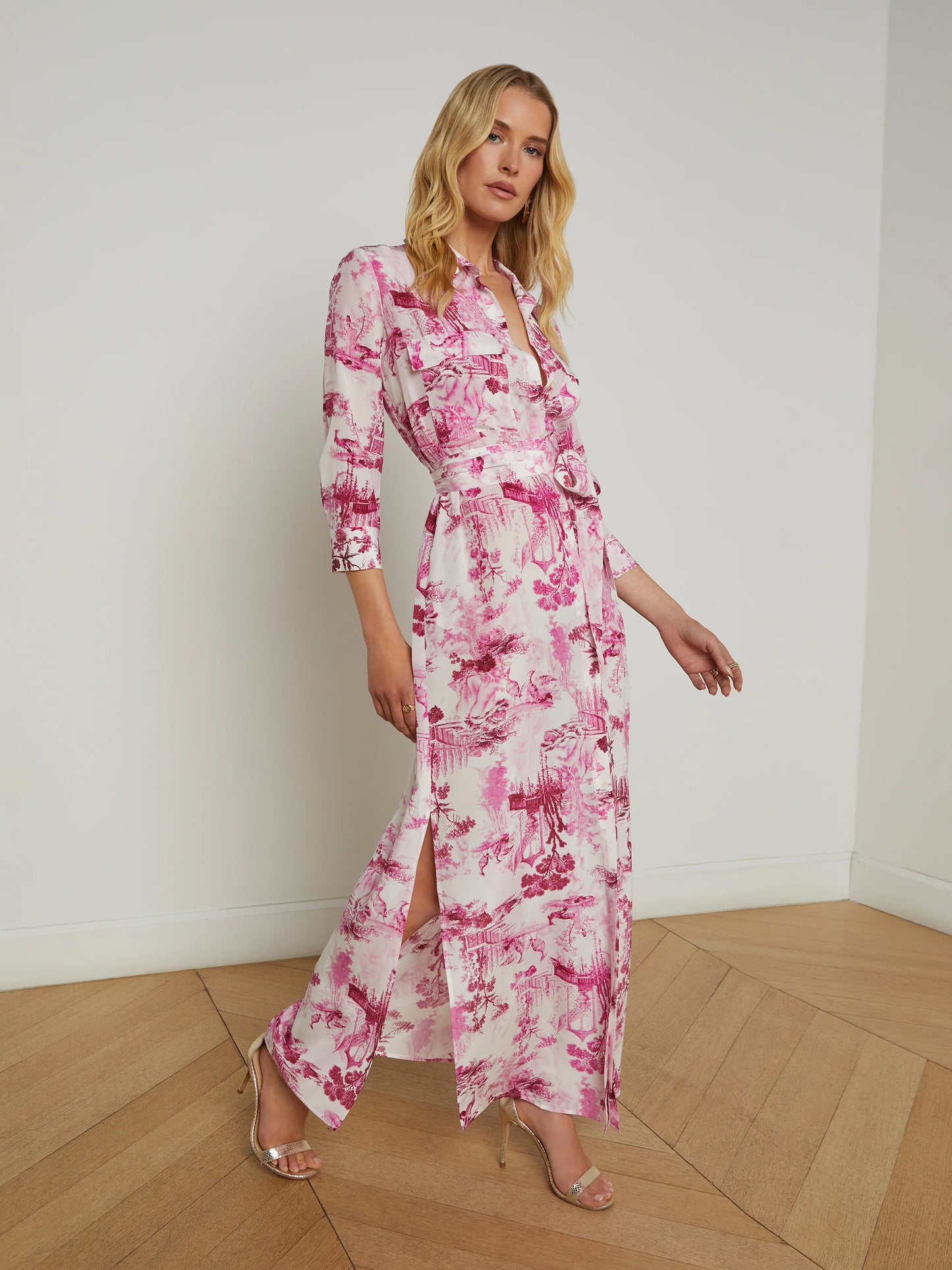 Cameron Silk Shirt Dress