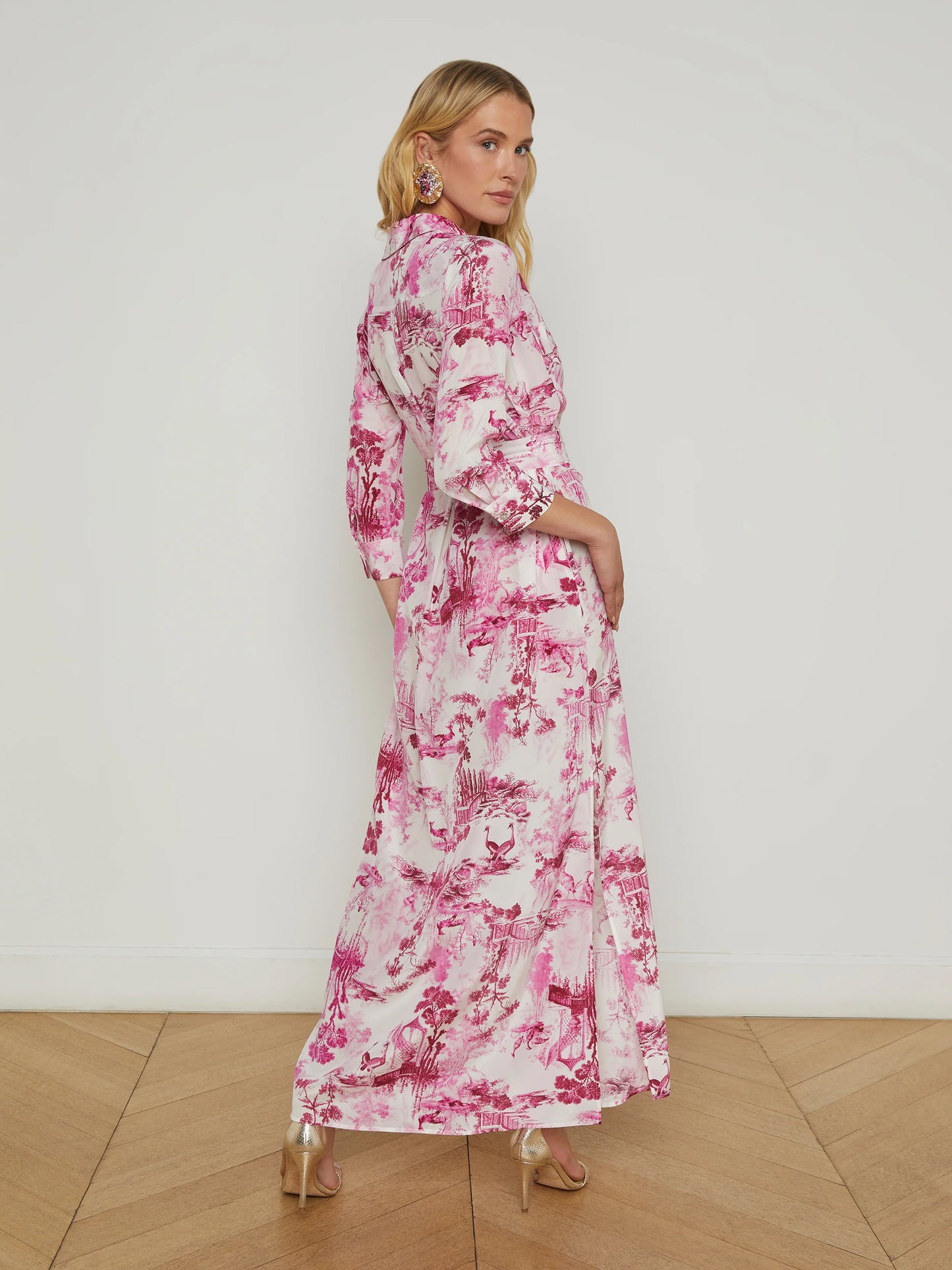 Cameron Silk Shirt Dress