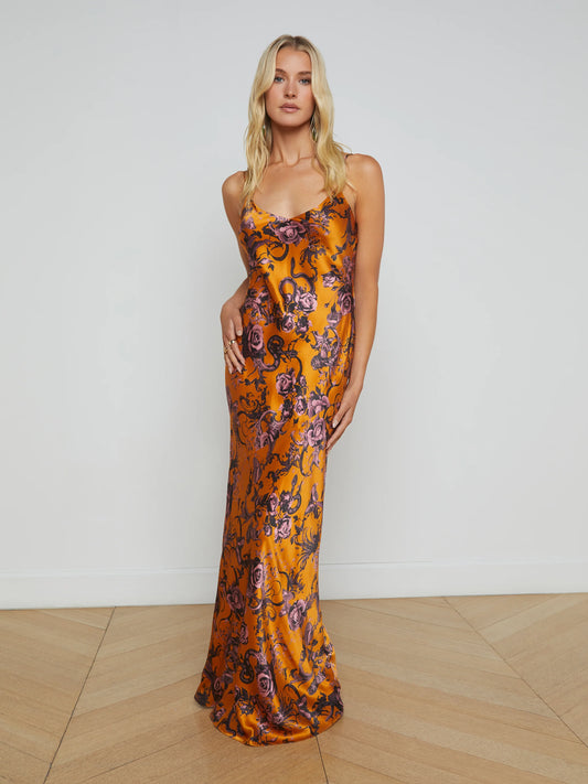 Serita Silk Gown