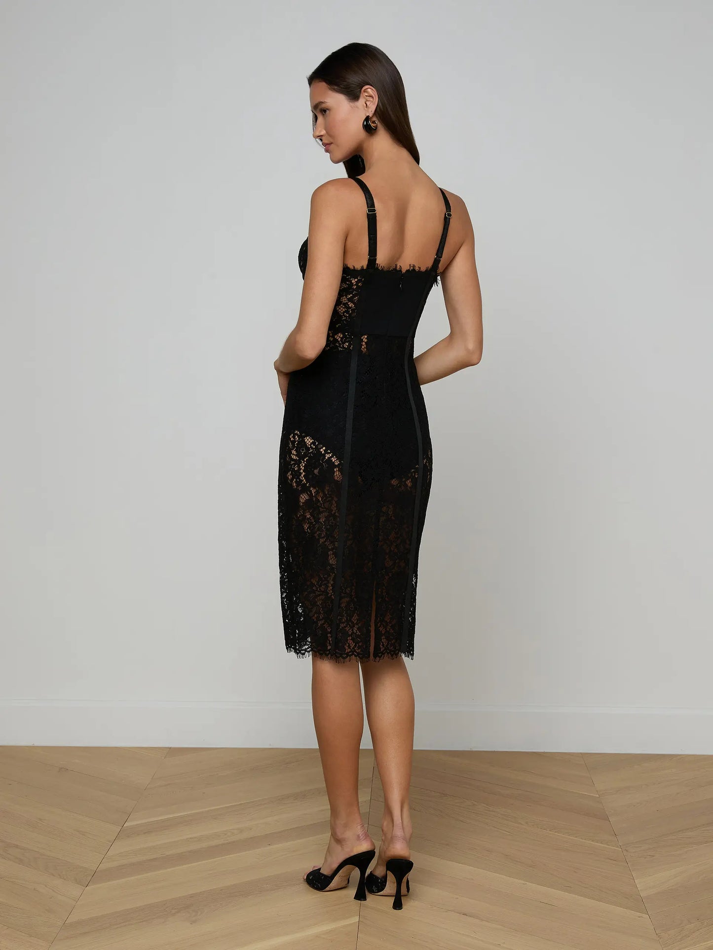 Jennifer Lace Midi Dress