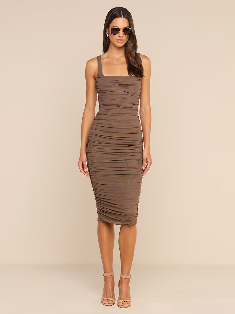 Anya Shirred Dress