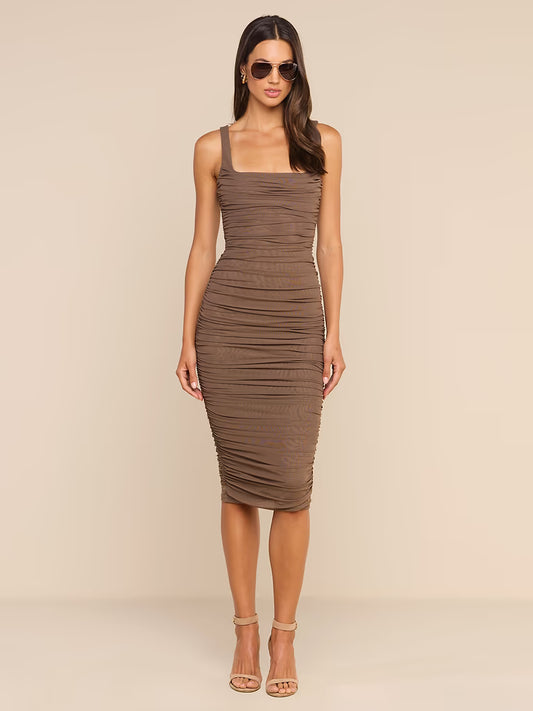 Anya Shirred Dress