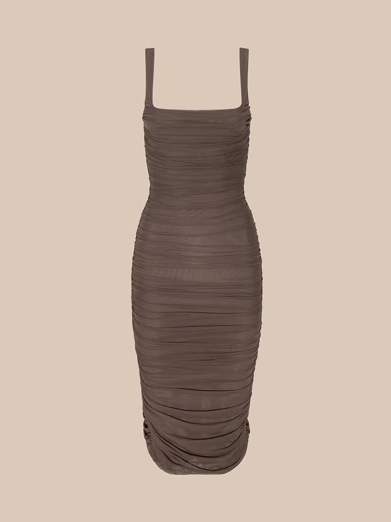 Anya Shirred Dress