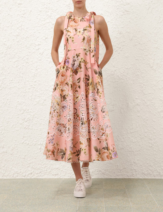 Acacia Broderie Midi Dress