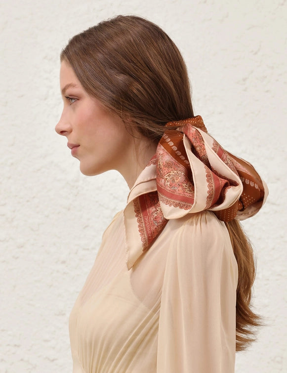 Printed Silk Square 90