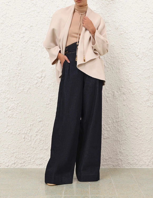 Rebellion Tie Neck Cape