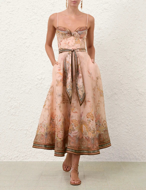 Alchemy Structured Midi Dress