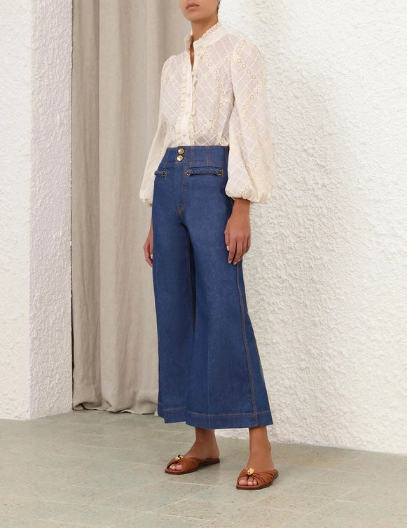 Tallow Lace Trim Shirt