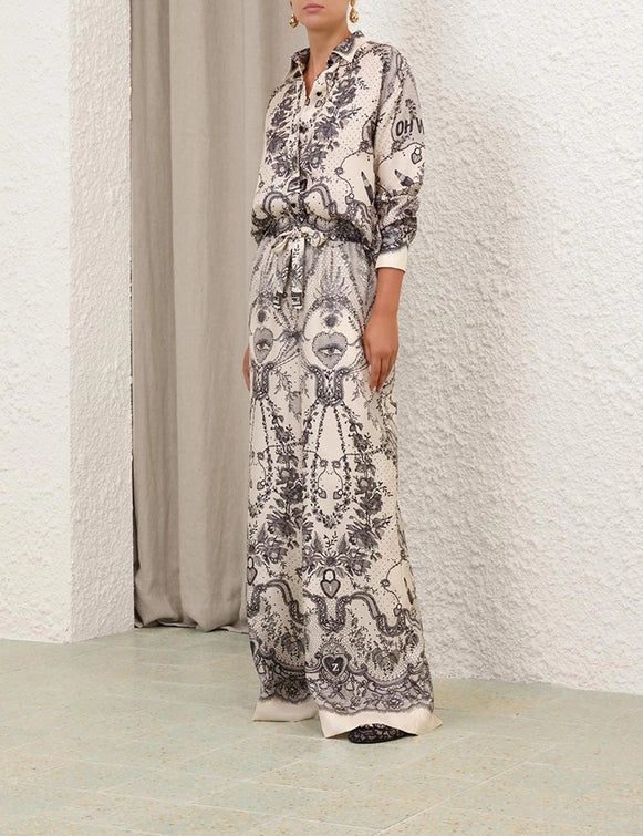 Crush Draw Waist Pant