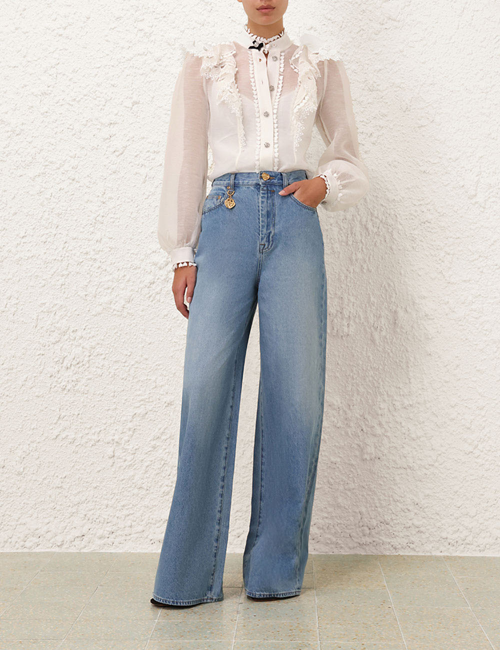 Crush Heart Embellished Blouse