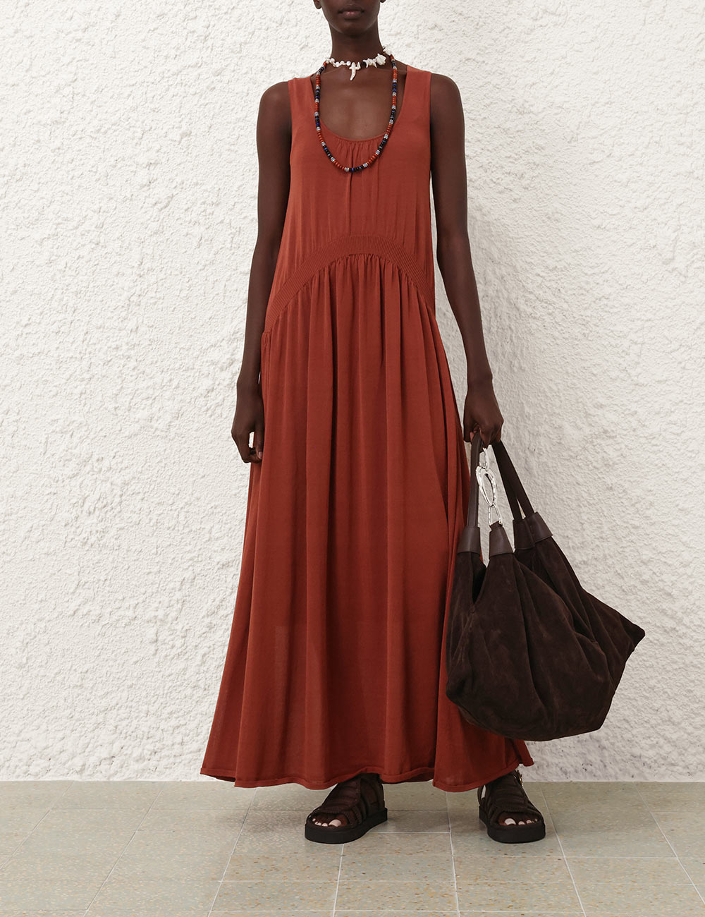 Illuminate Gathered Maxi Dress