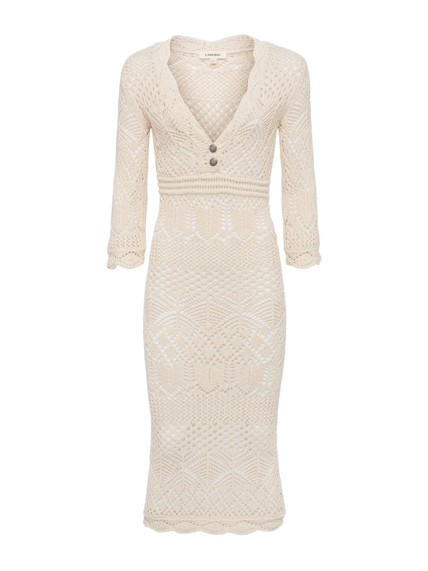 Dovie Pointelle Knit Dress