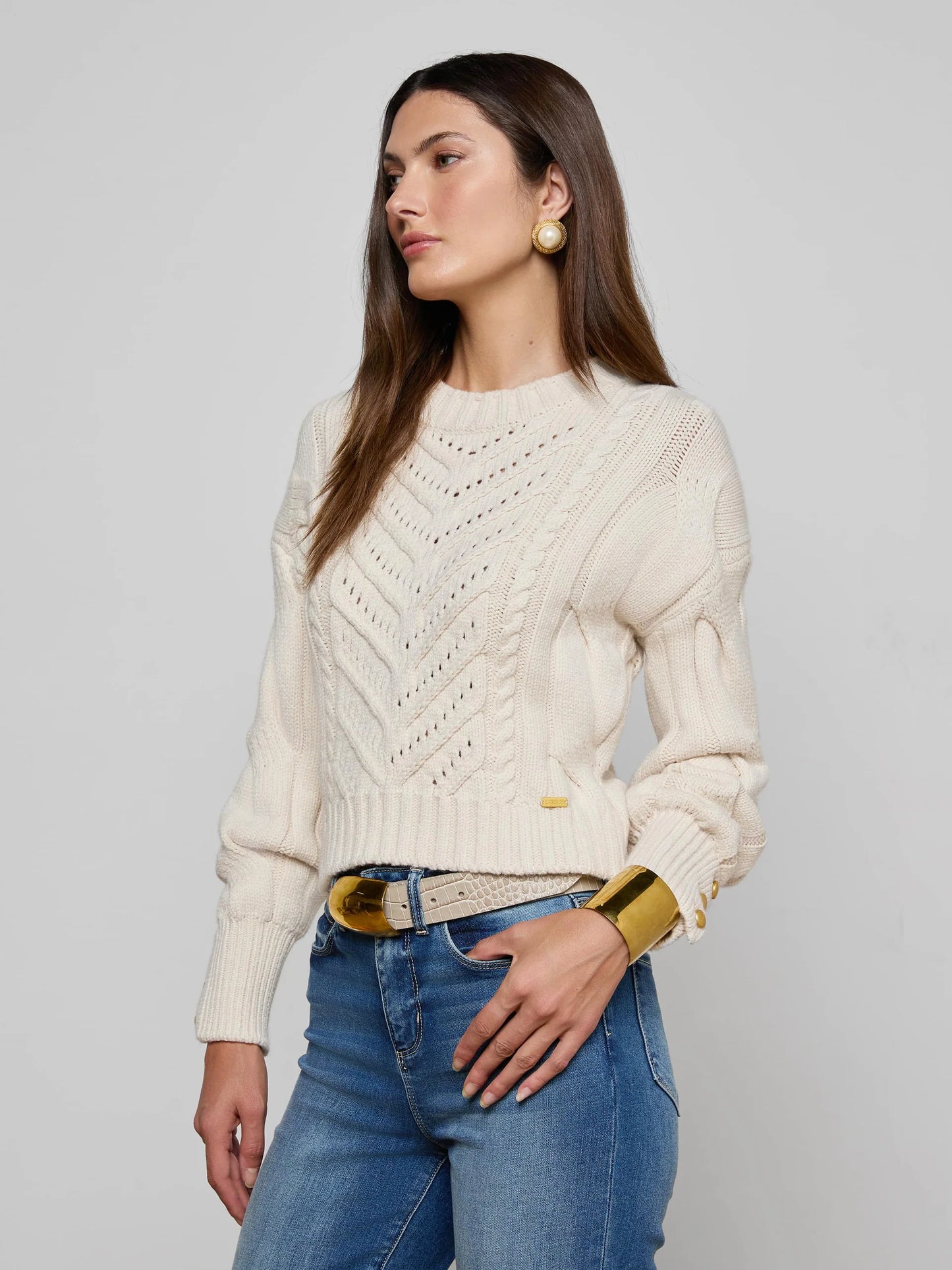 Storm Cable-Knit Sweater
