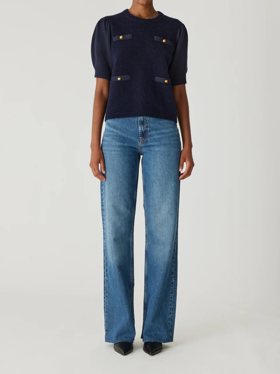 Boucle Texture Lady Pullover