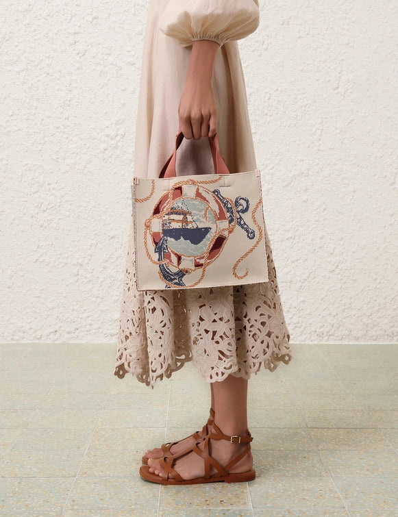 Medium Jacquard Tote