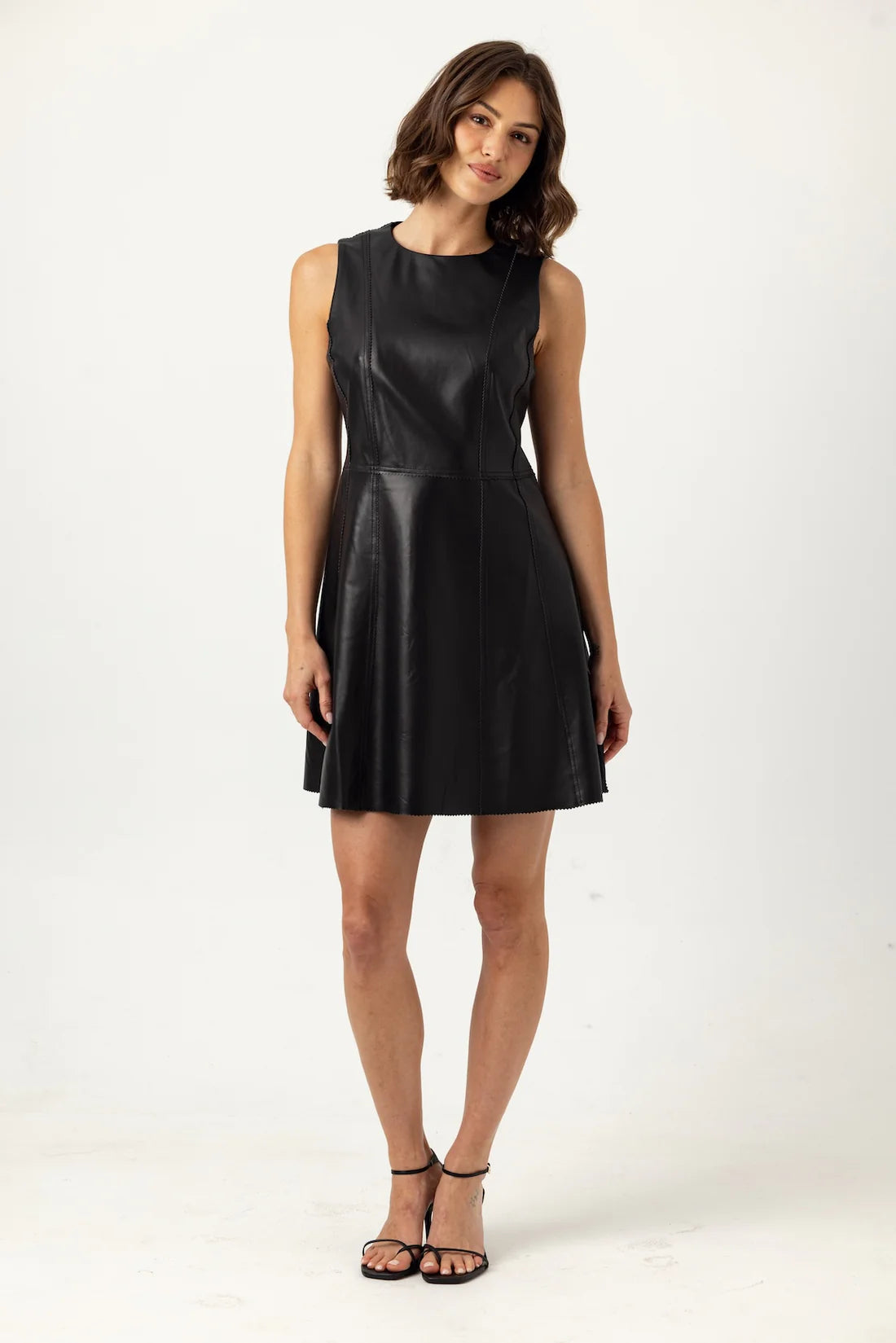 Leather Claude Dress