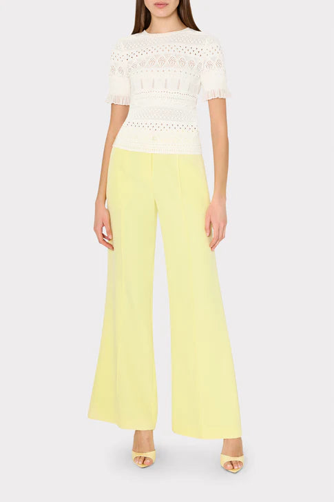 Smocked Finish Pointelle Top