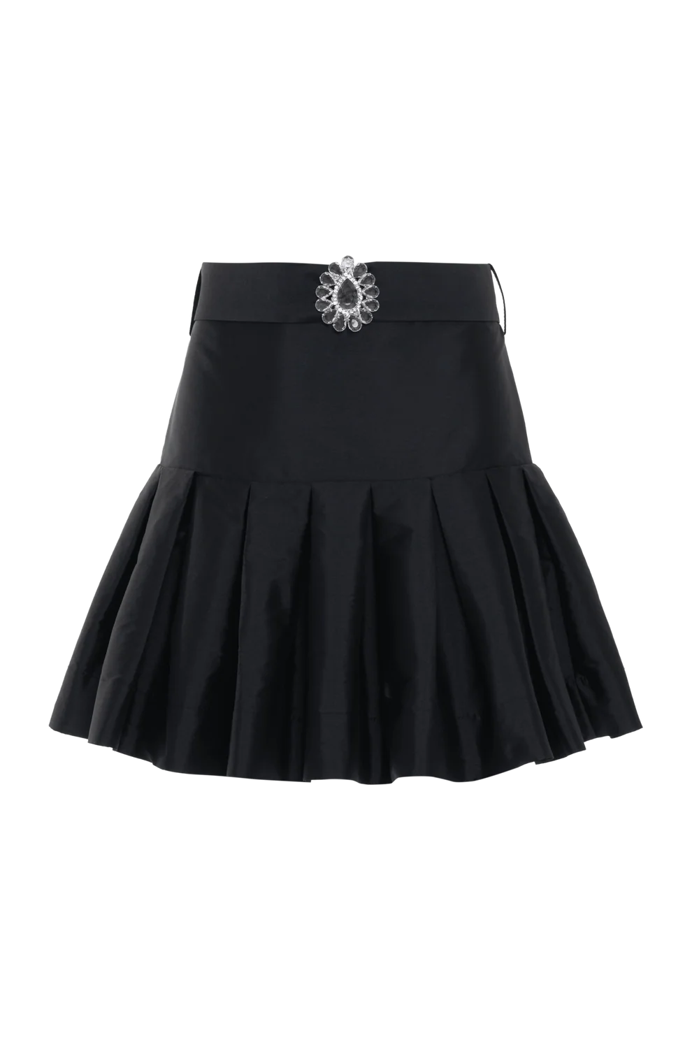 Taffeta Bloom Mini Skirt