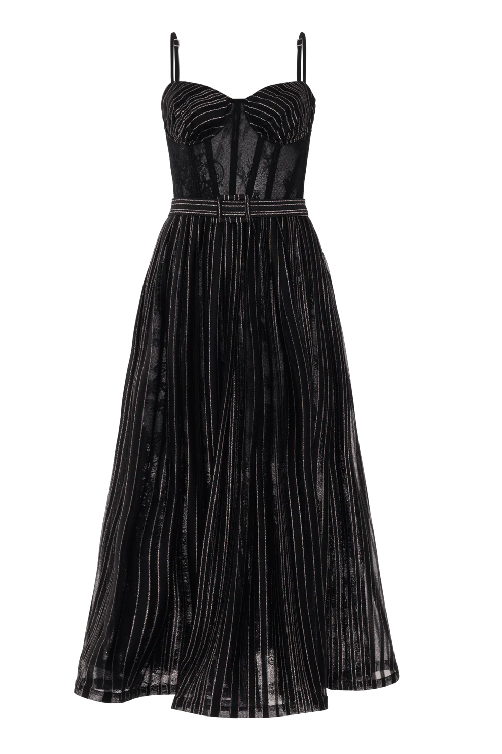 Prism Lurex Midi Dress