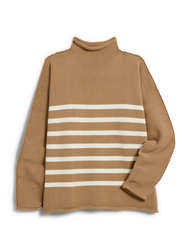 Monterey Rolled Funnel Neck Sweater
